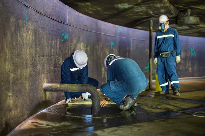 industrial water tank cleaning